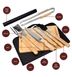 Kit Churrasco Facas Inox 10 Pecas Biscuitt Steak Master Cabo De Madeira Com Estojo 2 Kit Churrasco Facas Inox 10 Pecas Biscuitt Steak Master Cabo De Madeira Com Estojo 2